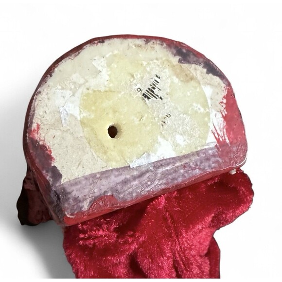 Vintage Rustic Resin Shelf Sitter Santa Claus Dangling Legs Décor Christmas - Picture 5 of 7